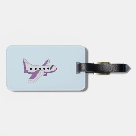 Flugzeuge so fliege ich gepäckanhänger (Rückseite horizontal)