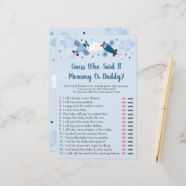 Flugzeuge Stars Wolken Ratgeber, wer sagte es Baby