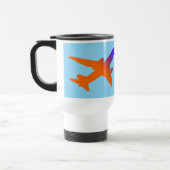 Flugzeuge Start Reisebecher (Links)