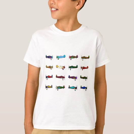 Flugzeuge T-Shirt (Vorderseite)