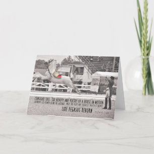 FLUGZEUGE ÜBER DER ERDGrußkarte Dankeskarte