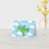 Flugzeuge und Jets Niedlich 1. Geburtstag Party Karte (Gelbe Blume)