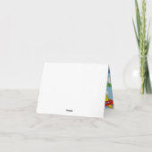 Flugzeuge und Jets Niedlich 1. Geburtstag Party Karte (Rückseite)