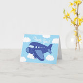 Flugzeuge und Jets Niedlich 1. Geburtstag Party Karte (Gelbe Blume)