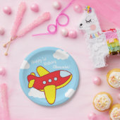 Flugzeuge und Jets Niedlich 1. Geburtstag Party Pappteller (Party)