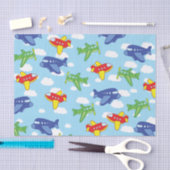 Flugzeuge und Jets Niedlich 1. Geburtstag Party Seidenpapier (Handwerk)