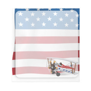Flugzeuge USA Notizblock