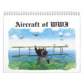 Flugzeuge von WWI Kalender (Titelbild)