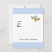 Flugzeuge zum Geburtstag Einladung (Rückseite)