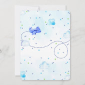 Flugzeugeinladungen Einladung (Rückseite)