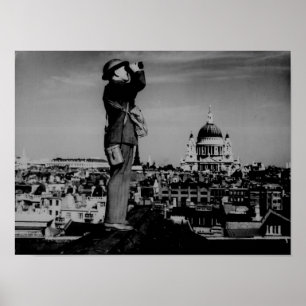 Flugzeugentwerfer Poster