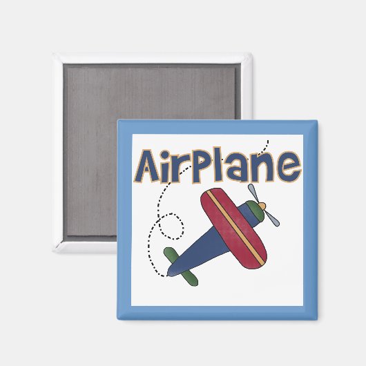 Flugzeugentzieher und -geschenke magnet (Vorderseite/Rückseite)