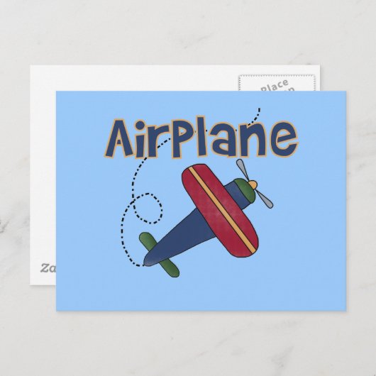 Flugzeugentzieher und -geschenke postkarte (Vorne/Hinten)