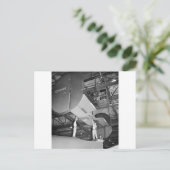 Flugzeugfabrik WW2, 1940er Postkarte (Stehend Vorderseite)