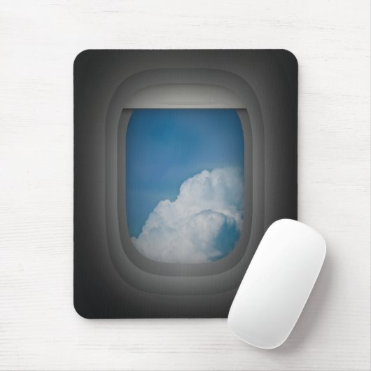 Flugzeugfenster Mousepad (Mit Mouse)