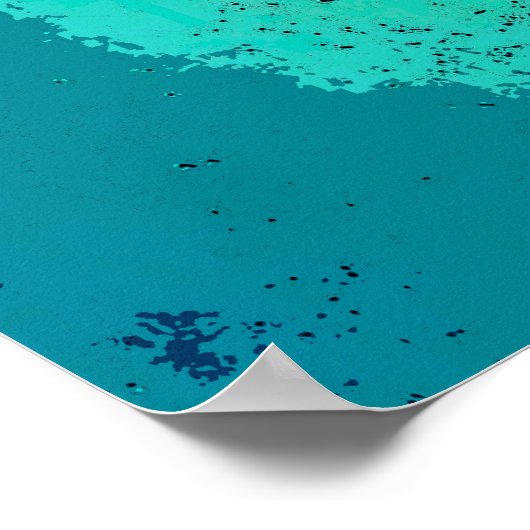 Flugzeugflug Poster (Ecke)