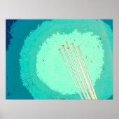 Flugzeugflug Poster (Vorne)