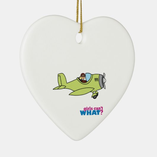 Flugzeugführer Keramik Ornament (Rechts)