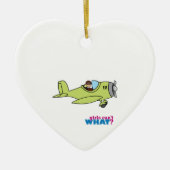 Flugzeugführer Keramik Ornament (Vorne)