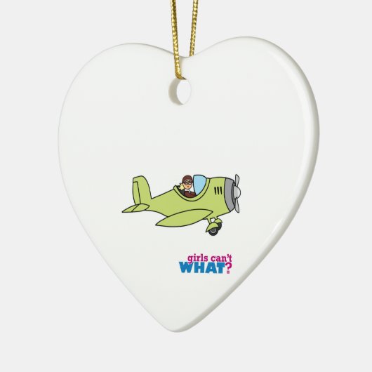 Flugzeugführer Keramik Ornament (Links)