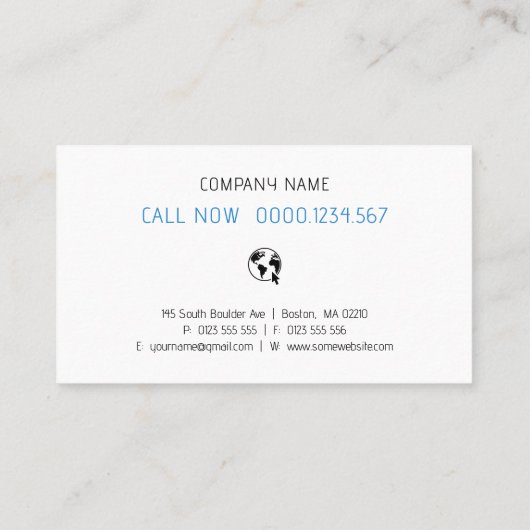 Flugzeugführer | Luftfahrt Visitenkarte (Rückseite)