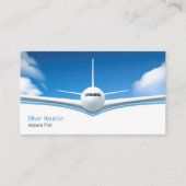 Flugzeugführer | Luftfahrt Visitenkarte (Vorderseite)