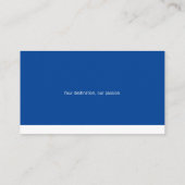 Flugzeugführer | Luftfahrt Visitenkarte (Rückseite)