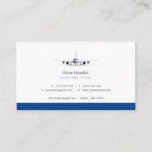 Flugzeugführer | Luftfahrt Visitenkarte (Vorderseite)