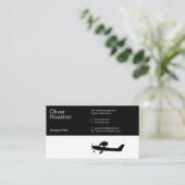 Flugzeugführer | Luftfahrt Visitenkarte (Stehend Vorderseite)