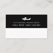 Flugzeugführer | Luftfahrt Visitenkarte (Rückseite)