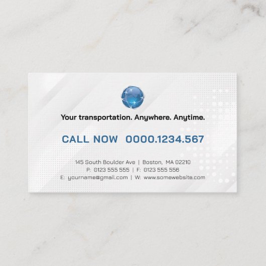 Flugzeugführer | Luftfahrt Visitenkarte (Rückseite)