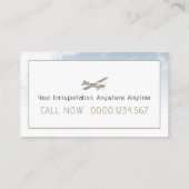 Flugzeugführer | Luftfahrt Visitenkarte (Rückseite)