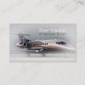 Flugzeugführer | Luftfahrt Visitenkarte (Vorderseite)