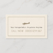 Flugzeugführer | Luftfahrt Visitenkarte (Rückseite)