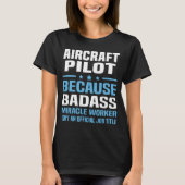 Flugzeugführer T-Shirt (Vorderseite)