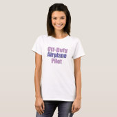Flugzeugführer T-Shirt (Vorne ganz)