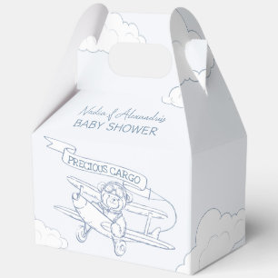 Flugzeugführerin Wertvoll Cargo Baby Dusche Geschenkschachtel