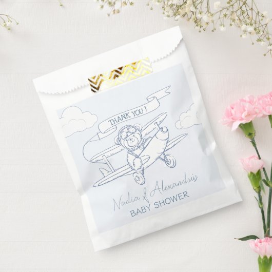 Flugzeugführerin Wertvoll Cargo Baby Dusche Geschenktütchen (Versiegelt)