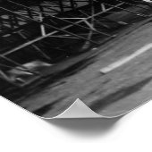 Flugzeuggarage in den 20er Jahren Poster (Ecke)