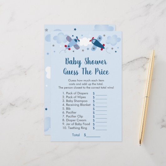 Flugzeughersteller schätzen das Preis-Baby-Duschsp (Vorderseite/Rückseite Beispiel)