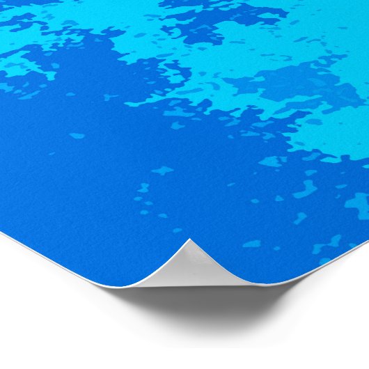 Flugzeugherz Poster (Ecke)