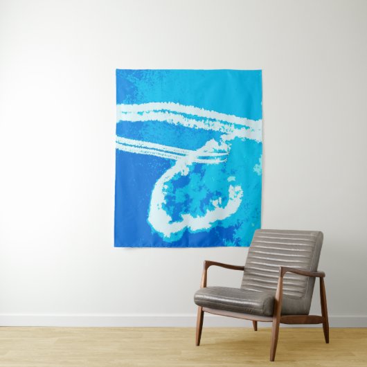 Flugzeugherz Wandteppich (Beispiel)