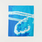 Flugzeugherz Wandteppich (Vorderseite)