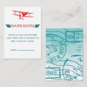 Flugzeughilfescheine Begleitkarte (Vorne/Hinten)