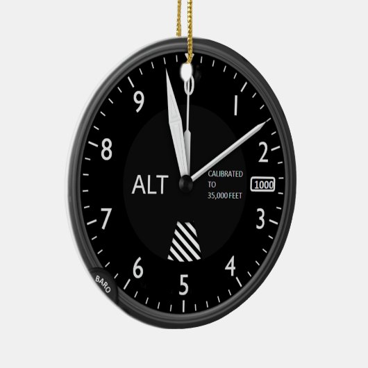 Flugzeughöhe Keramik Ornament (Rechts)