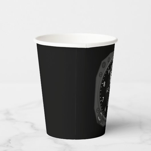 Flugzeughöhe Pappbecher (Rechts)