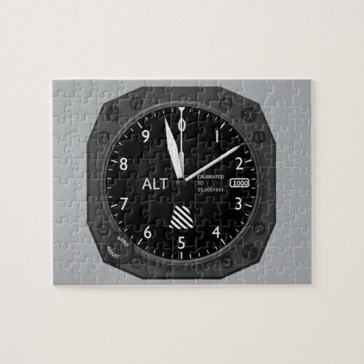 Flugzeughöhe Puzzle (Horizontal)