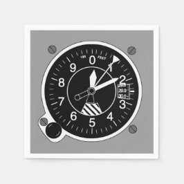 Flugzeughöhe Serviette