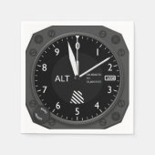 Flugzeughöhe Serviette (Vorderseite)