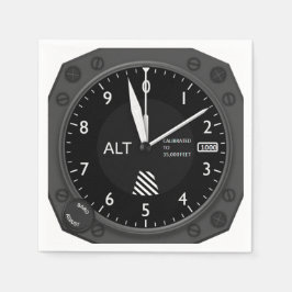 Flugzeughöhe Serviette